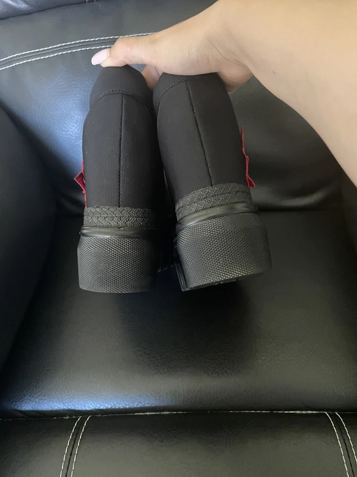 Mujer Zapato Deslumbramiento Hermoso Negro Zapatos Talla 38 ¡Precioso! cuñas florecidas Foto 4 de 4