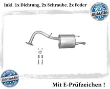 Endschalldämpfer für Toyota Yaris (P9) 1.0 VVT-i 12V Auspuff Dichtung