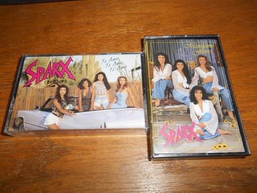 SPARX Te Amo Te Amo Te Amo - Mandame flores Fonovisa 2 Cassette Tape LOT - Picture 1 of 12
