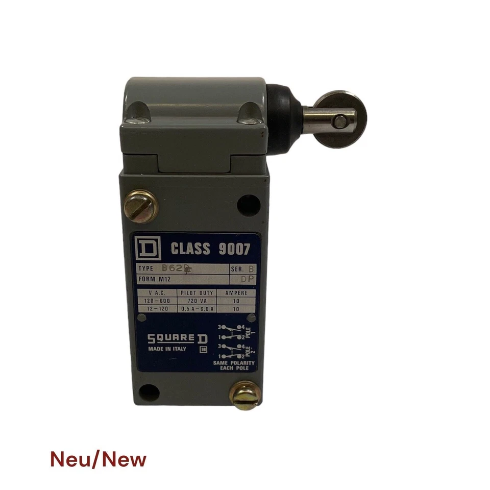 SQUARE D CLASS 9007 B62D Limit Switch