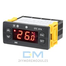 NEW DC12/24V AC110V 220V Digital Temperature Controller Thermostat LCD Display