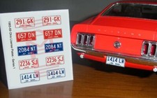 1965 - 1969 Ohio Miniature License Plates For 125 Scale Model Carspls Read