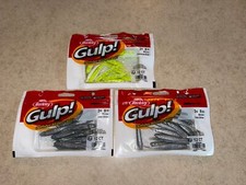 Berkley Gulp 3" Minnow Swimbait 12 pks 2 Green Shiner & 1 Chartreuse Shad 36 pcs