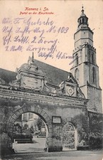 Lotto sulla chiesa principale di Kamenz Sassonia cartolina postale 1916