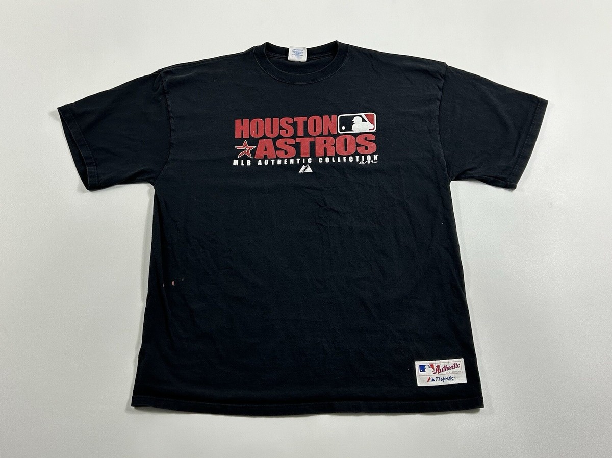 人気満点 Size Menns Shirt Astros Houston Majestic 2XL Short Red Black 応援ユニフォーム、ウエア