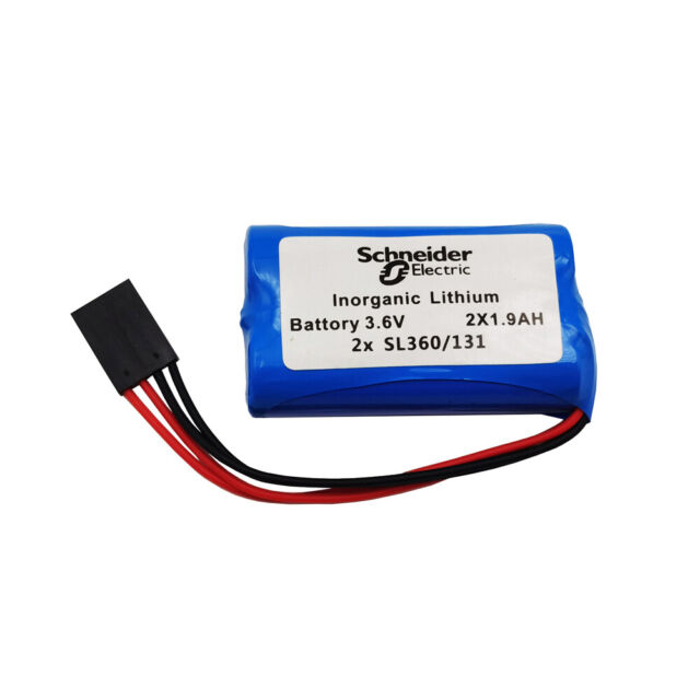 for Schneider Tsx17 battery 2x SL360/131 3.6V industrial PLC 2x1900mah Battery