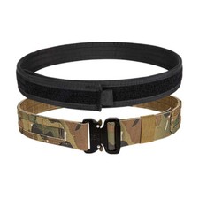 Tactical Belt Gear Combat Quick Release Metal Buckle Military 2  Camo NEW
