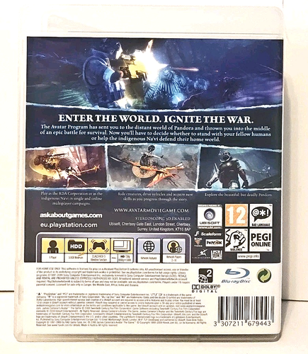 Avatar: The Game - PlayStation 3 - UK PAL - Complete - 2009 - Picture 2 of 5