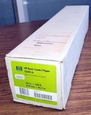 HP BASIC COATED PAPER 24 INCHES (61CM) X 150 FEET (45.7M) C8281A - NEW