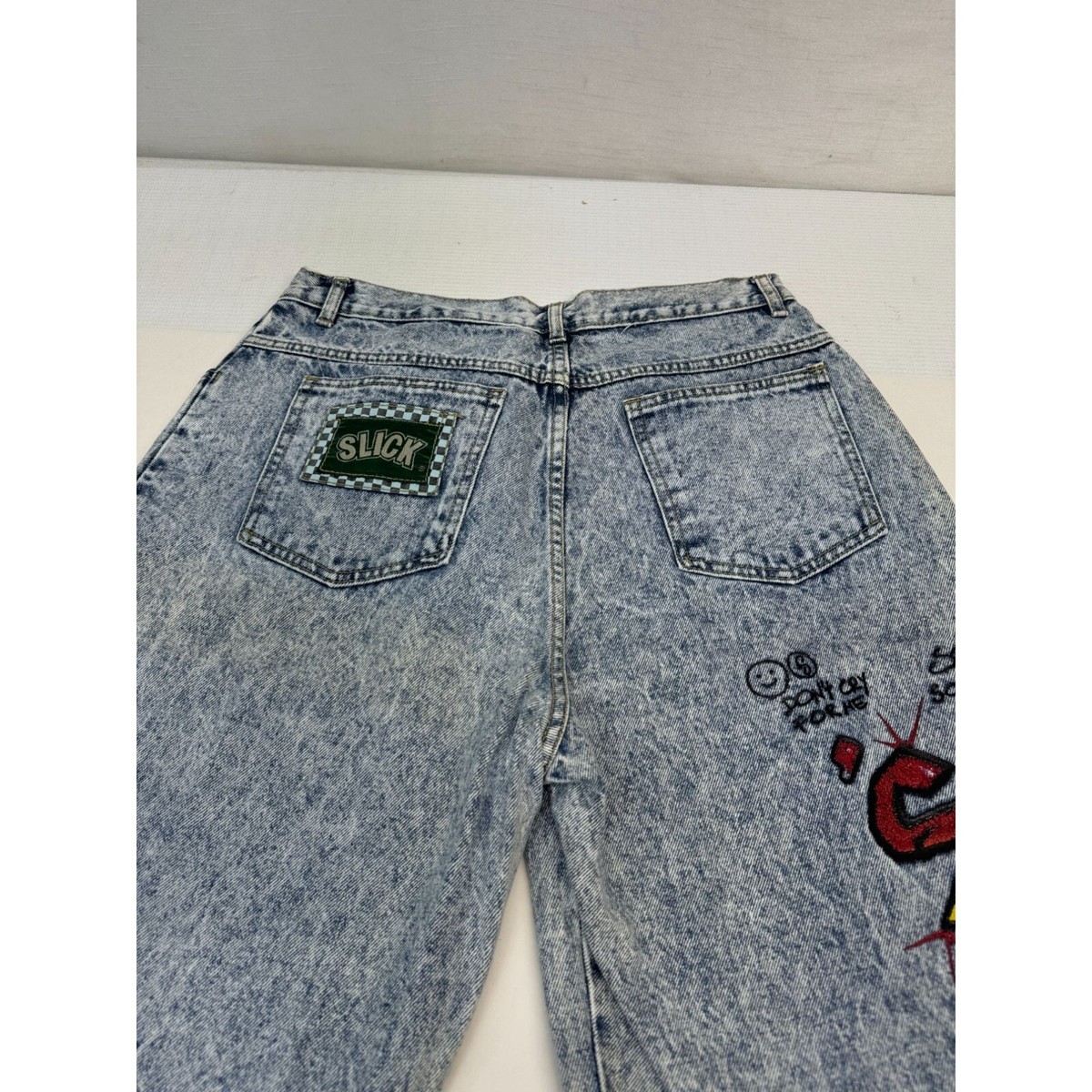 DARK FOG★Ink graffiti straight jeans DF34 1995 Straight Jeans | Black | Diesel