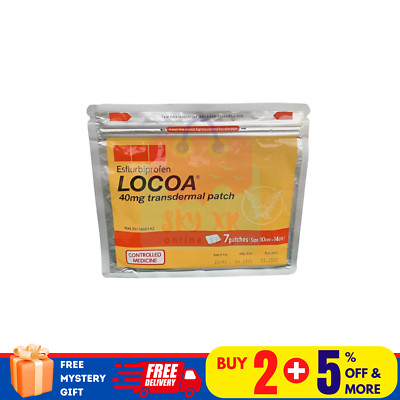1 x LOCOA 40 mg transdermale Gelenkschmerzlinderung kostenloser Versand