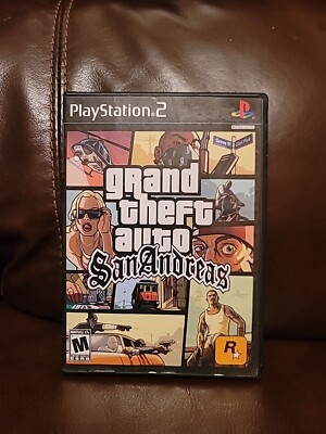 GTA Grand Theft Auto: San Andreas PlayStation 2 (PS2) - CIB Complete ...