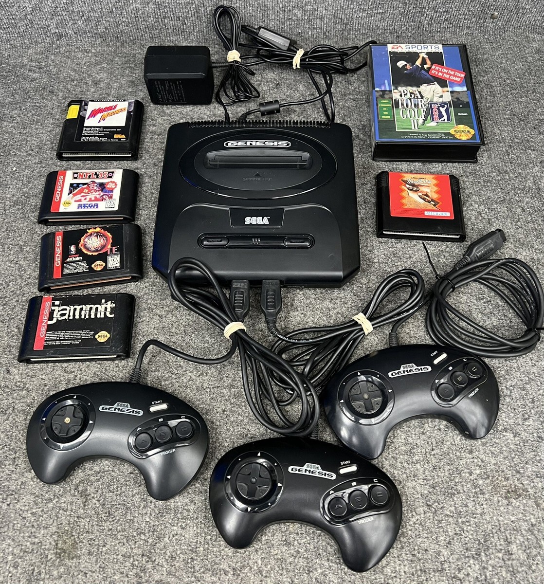 GENESIS2018　GAMECHANGERコンプリート Sega Genesis Console System Bundle W/3 Controllers, 6 Games, Power