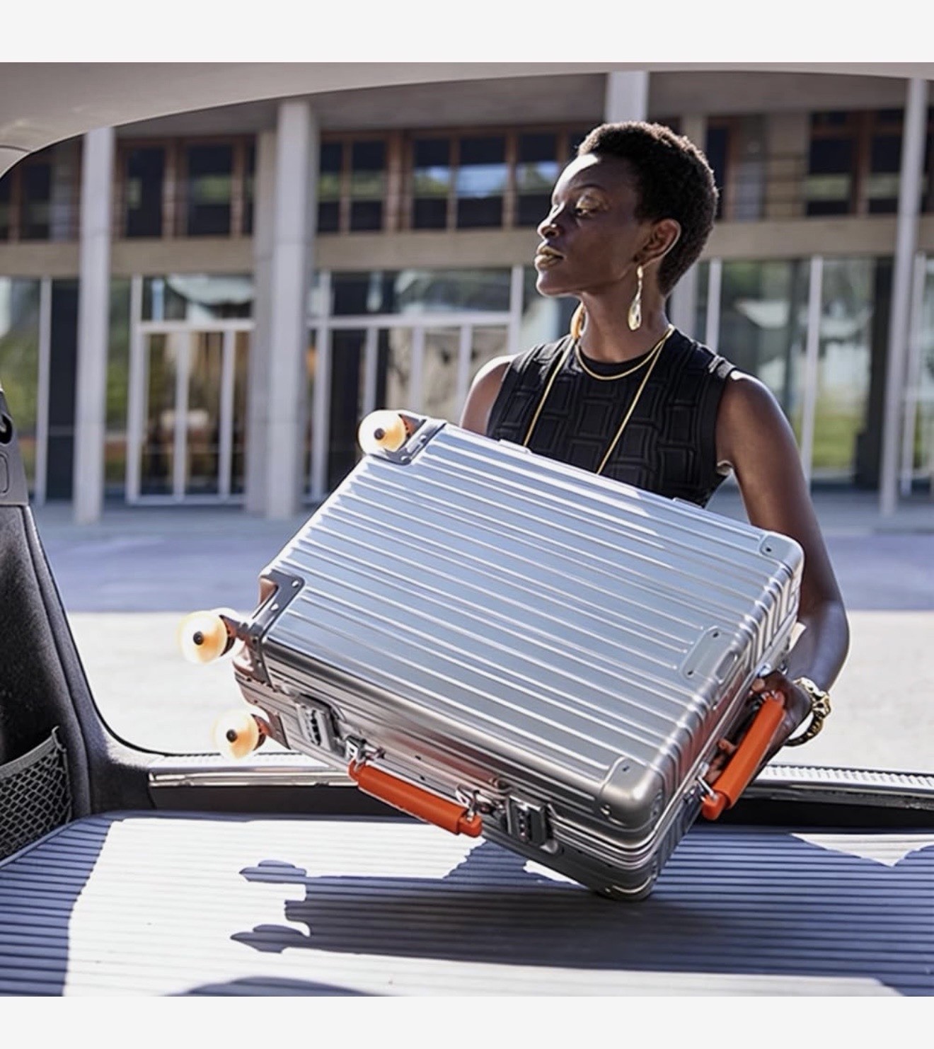 New Cabin Suitcase, 22 Inch 100% All Aluminum Shell Carry-On