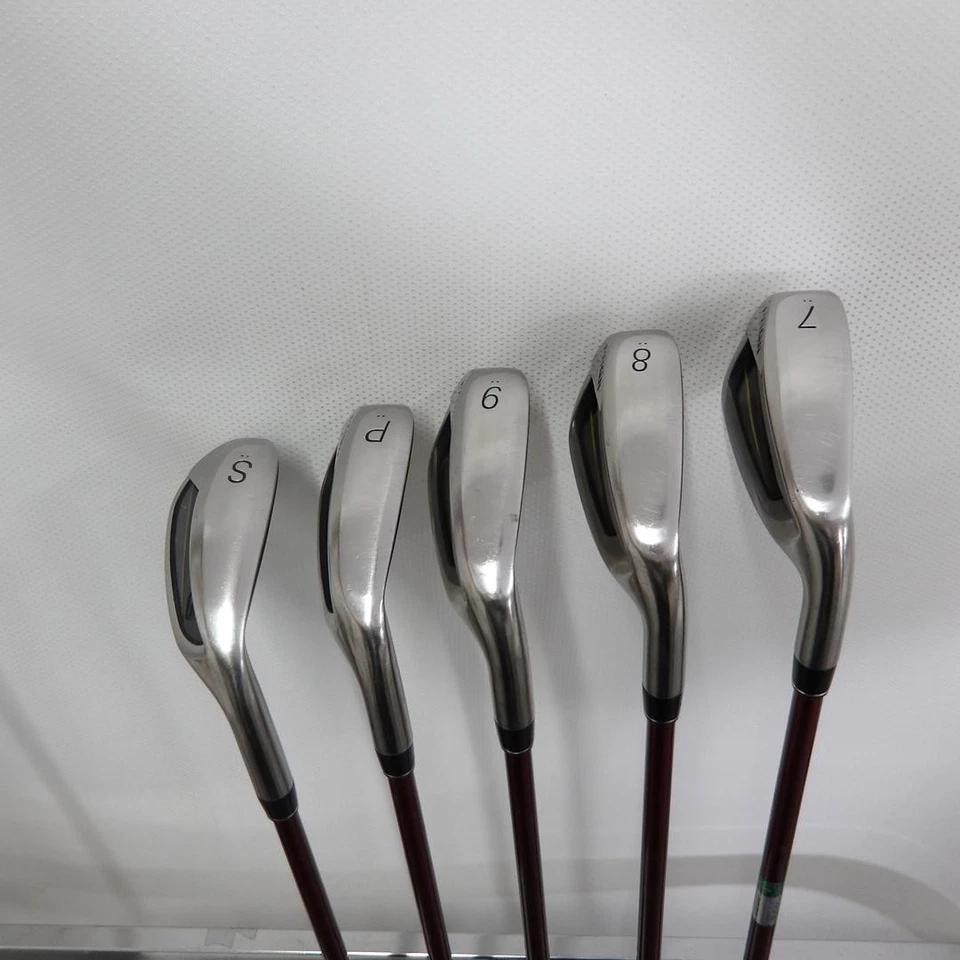 PRGR Iron Set RED Titanium Face(2016) Ladies RED(2016 IR) 5 pieces - Image 3 of 4