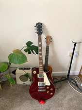 ‘Indie’ Electric Guitar Red Solid Mahogany Body 6-String Right-Handed