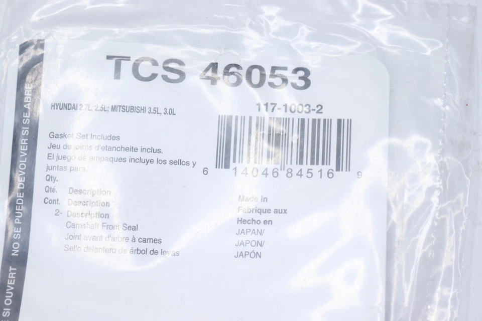 Sello árbol de levas delantero Fel-Pro TCS46053 Foto 3 de 4