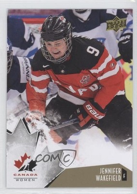 2015 Upper Deck Team Canada Juniors Gold Jennifer Wakefield #50 1x1