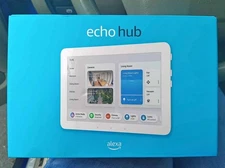 Amazon Echo Hub 8" Smart Home Control Panel with Alexa - White BRAND NEW 