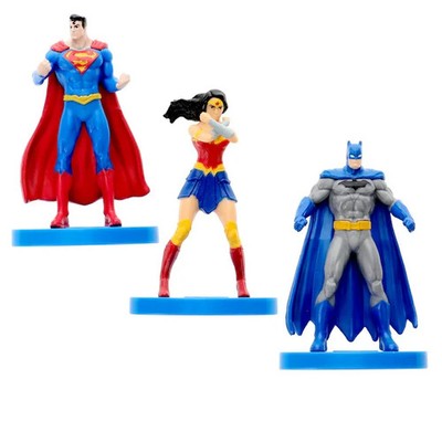  DC Justice League 2 3/4'' - 3'' Figurine Toys Lot of 3 [ BM. SM. WW. ] Just Play 