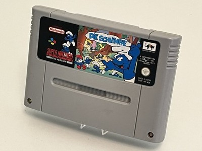 Die Schlümpfe SNES Super Nintendo PAL NOE Original Modul getestet