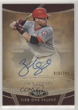 2019 Topps Tier One Tier One Talent Auto 10/299 Zack Cozart #TTA-ZC Auto s3g
