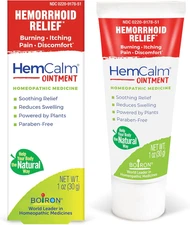 Hemcalm Ointment for Hemorrhoid Relief of Pain, Itching, Swelling or Discomfort