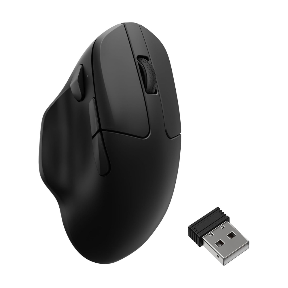 Keychron M7 (Kabelgebunden, Kabellos), Maus, Schwarz - Bild 2