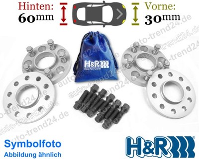 SV vorne 30mm, hinten 60mm/Achse, Schrauben-  u.a.: BMW 3er Touring E46 99-05