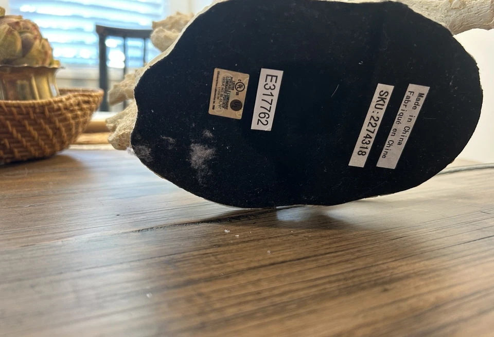 Lámpara de mesa SAFAVIEH Lighting 28 pulgadas imitación coral rama crema Foto 4 de 4