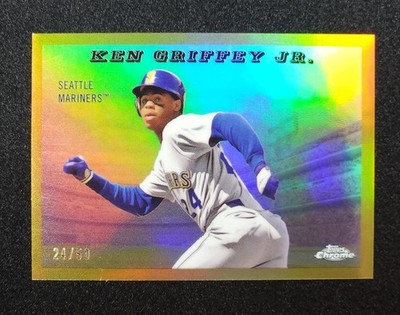 2025 Topps Chrome Platinum Ken Griffey Jr Rails And Sails Gold Refractor /50 SSP