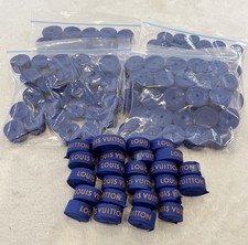 LOUIS VUITTON Blue Ribbon Lot of 126 pcs Total 409g Authentic Gift Wrapping