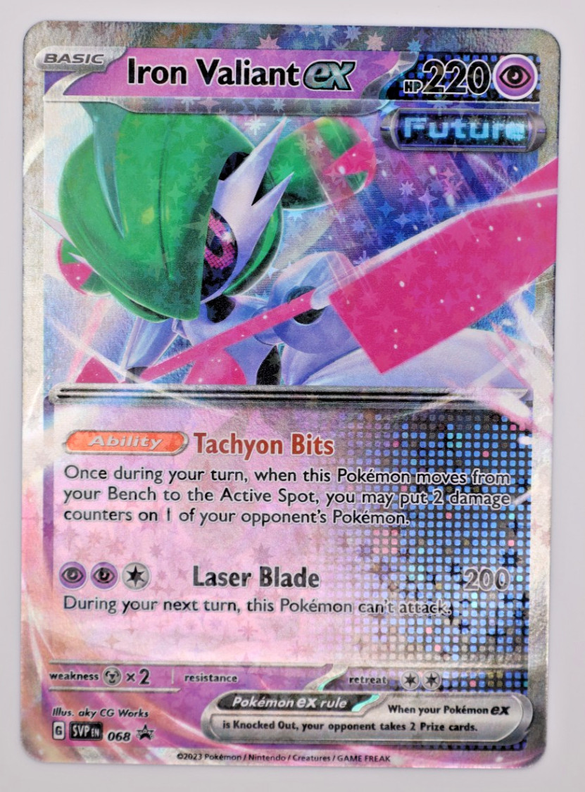 Iron Valiant ex SVP 068 Scarlet & Violet Black Star Promo Pokemon TCG NM