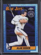 2025 Topps Update Alan Roden U90C-15 1990 Silver Pack Rookie Purple /75