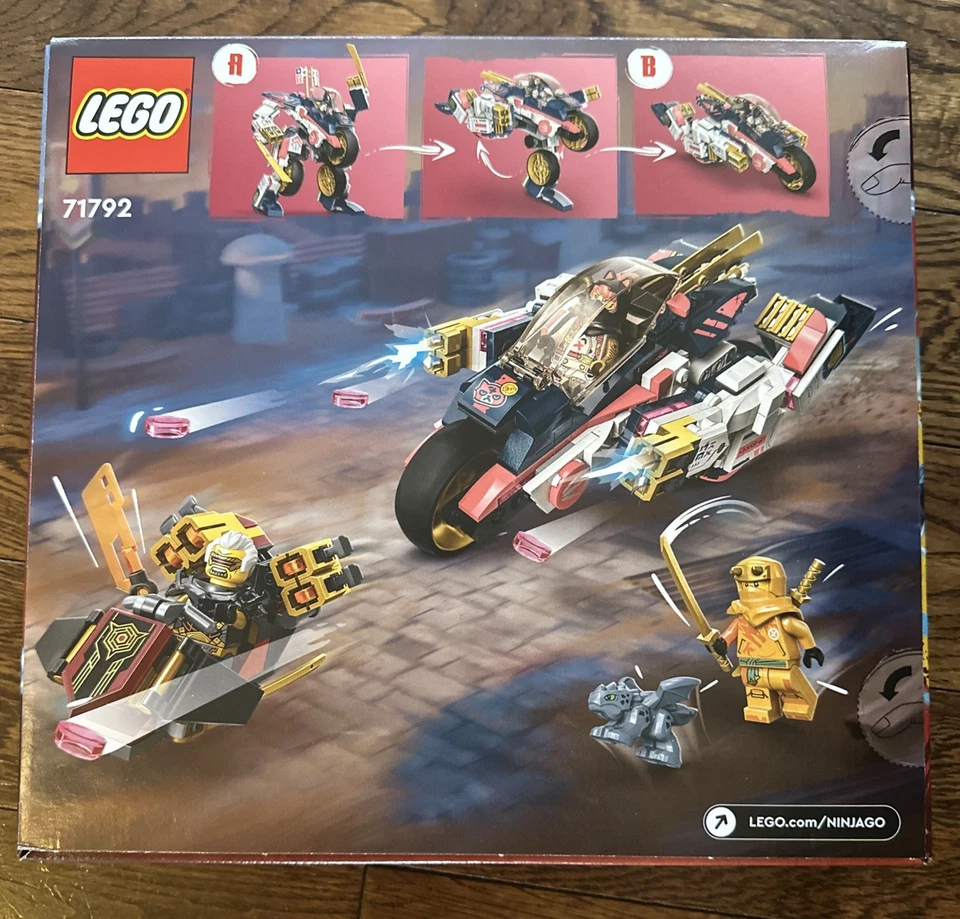 LEGO Ninjago Set 71792 [ Sora's Transforming Mech Bike Racer ] NEW - Image 2 of 2