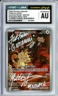 CGC Signed Ted Lewis & Matthew Sussman Team Rocket's Meowth 203/182 Pokemon TCG