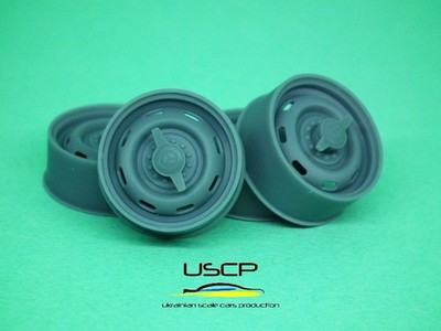 1/24 USCP 24P180 Mercedes 300 SL wheels for Tamiya 3D Printed
