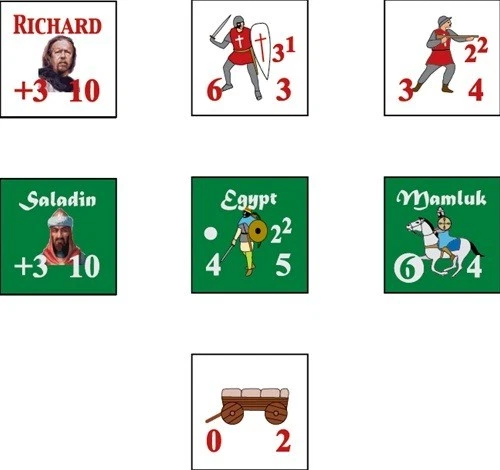 Decision Games Folio Game Series: Arsuf, Lionheart vs. Saladin 1620 - Image 3 of 3