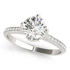 Luxury 2.50Ct DE/VS Round Solitaire Diamond Engagement Ring Platinum - Lab Grown