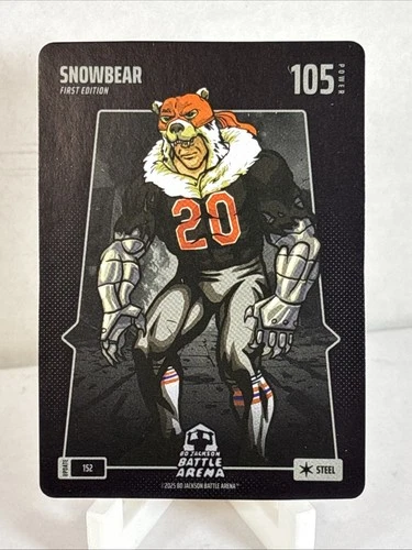 Pete Alonzo as SNOWBEAR 2025 Bo Jackson Battle Arena Alpha Update STEEL 152