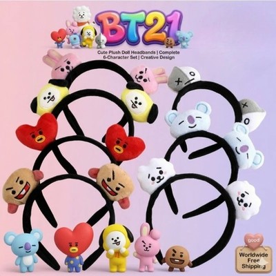 BT21 CARTOON DOLL HEADBAND   K-POP ANIME COSPLAY DECOR ACCESSORY/ BTS INSPIRED