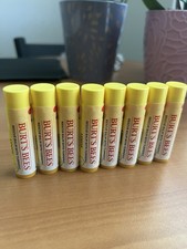 Burt's Bees Lip Balm  Lot Of 8 Rescue With Turmeric Lemon 4.25g