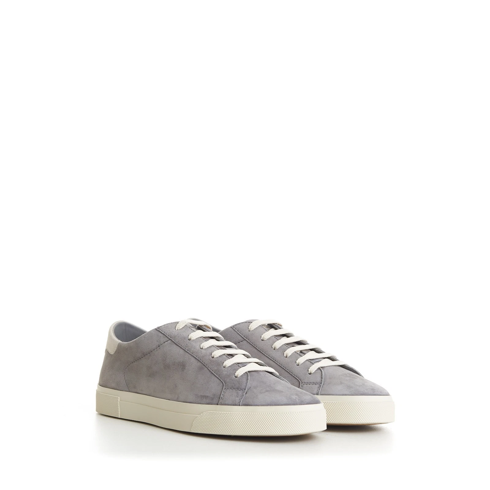 Brunello Cucinelli — BRUNELLO CUCINELLI 1200$ Grey Suede Sneakers - Low Top, Lace Up