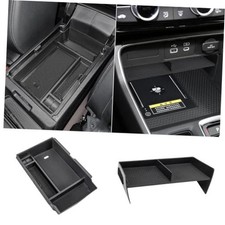2PCS Center Console Organizer Tray and Armrest 2 Pcs Center Console Organizer