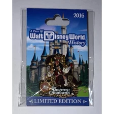 NEW Disney Piece of History Pirates of the Caribbean Pin Jack Limited Edition LE
