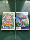 Nintendo Wii Super Mario Galaxy 2 And Kirby’s Epic Yarn Game Lot