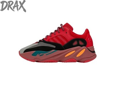  Yeezy Boost 700 V3 ''HI-RES'' HQ6979 Adidas Red&Black Unisex Sneakers