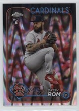 2024 Topps Chrome RayWave Refractor Drew Rom #195 ut4