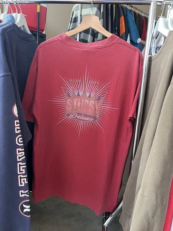 Мужская футболка Stussy Tee Bungle все размеры L-Xl короткий рукав T 5 шт. - Изображение 4 из 4