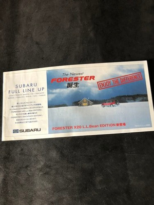 #ad Subaru Full Line Up 2002.10Dm Size $34.44